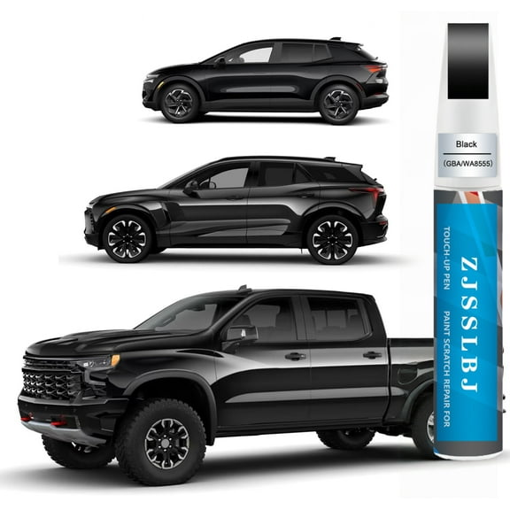Black(GBA/WA8555) Touch Up Paint Compatible with Chevrolet, Car Paint Pen Scratch Repair Two-In-One Touch Up Paint