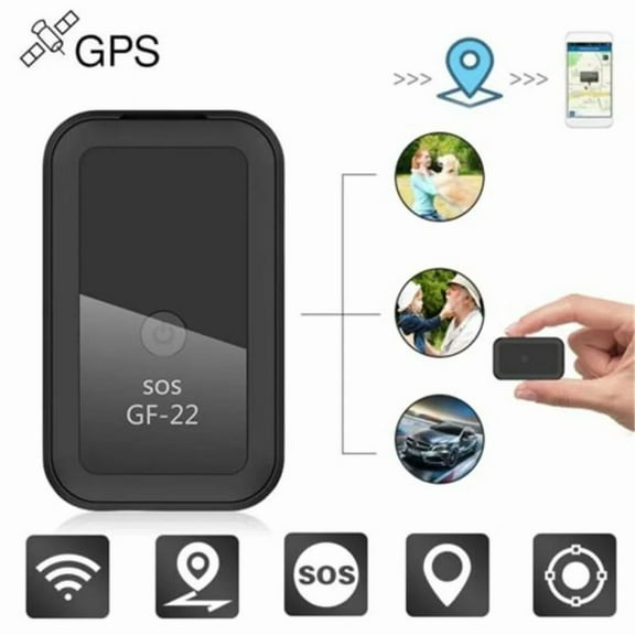 Black GF22  Car Magnetic Free Installation of Burglar Alarm GF22 Wireless Locator Gps Positioning Satellite Tracking