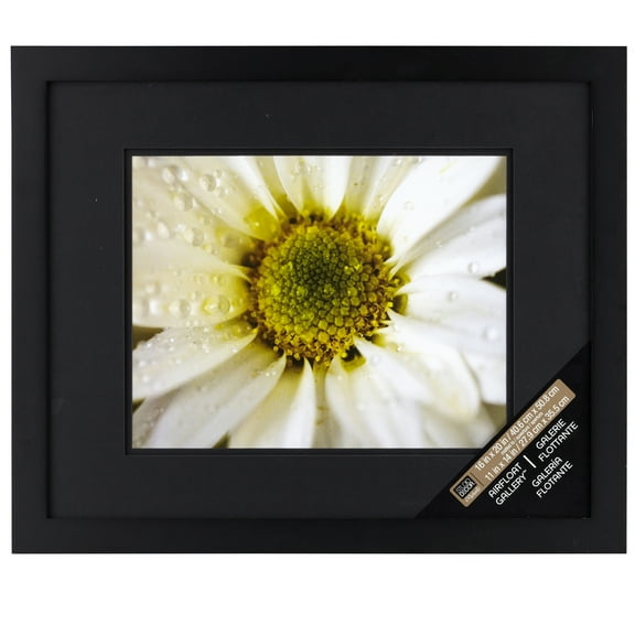 Studio Decor Black Gallery Wall Frame with Black Double Mat