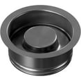 Gunmetal Black Garbage Disposal Flange and Stopper Durable Stainless Steel Kitchen Sink Flange