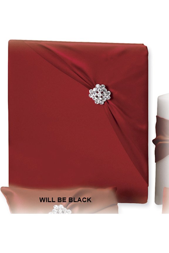 Black Garbo (Holds 240 Signatures, 3 Ring Binder) Memory Book Designer Jewelry by Sweet Pea