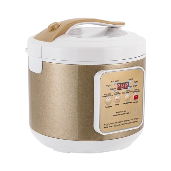 Black Garlic Fermenter, 1.59gal Round Fermentation Machine Electric Home Use Fermenting Machine 6L Automatic Fermenter Maker Intelligent Fermentation Box, Black Garlic Fermentation Machine - AZK 286
