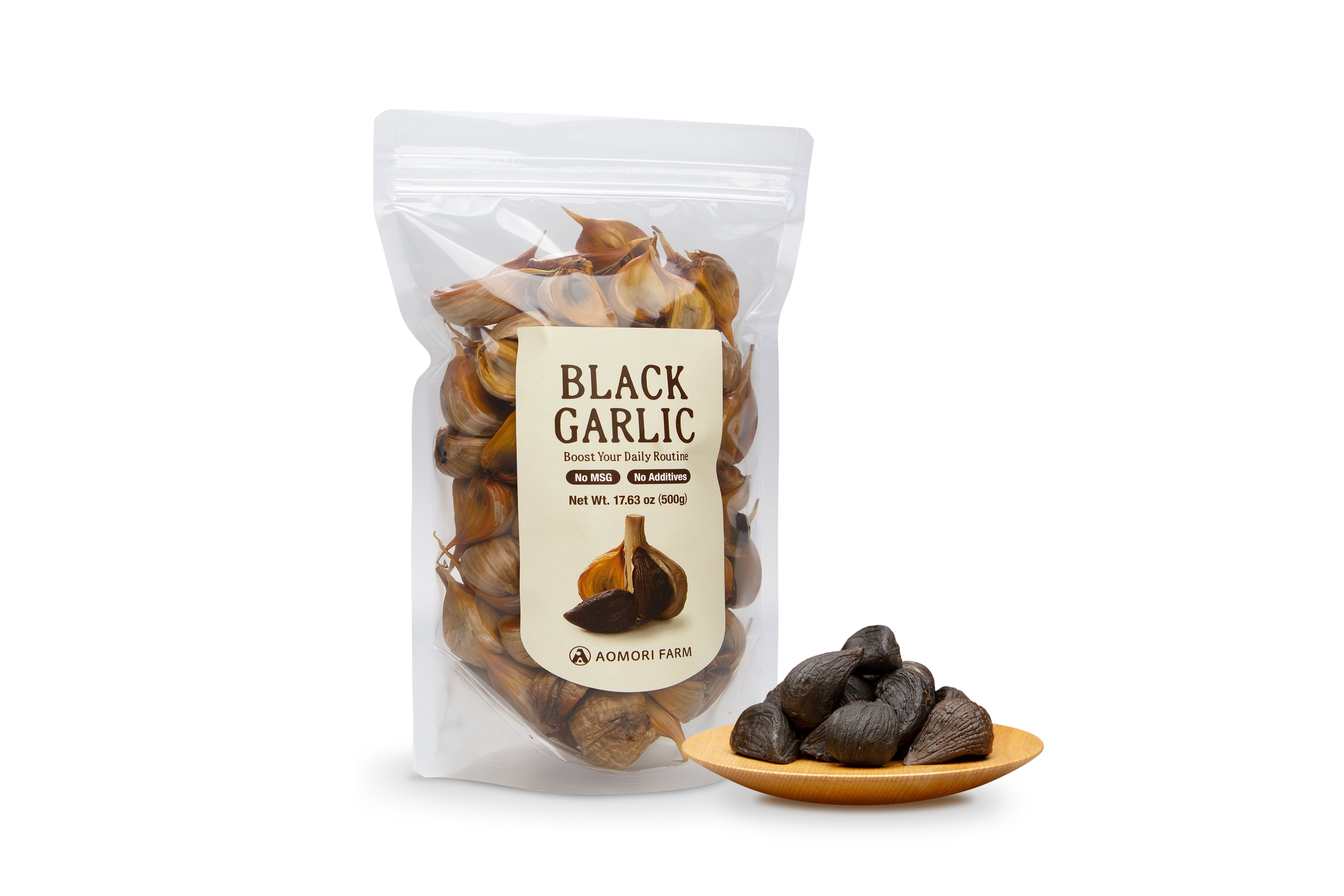 Black Garlic Japanese Fermented Superfood, Whole Bulbs