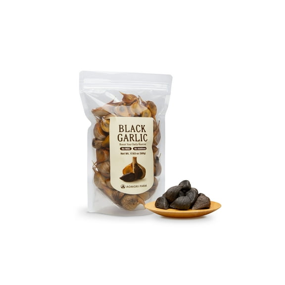 Black Garlic Japanese Fermented Superfood, Whole Bulbs