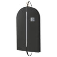 thumbnail image 1 of Black Garment Bag for Suits and Dresses, Breathable Fabric Suit Cover with Zipper, Handles, and ID Window, Travel Garment Protector for Business Trips and Storage(Three-Dimensional), 1 of 5