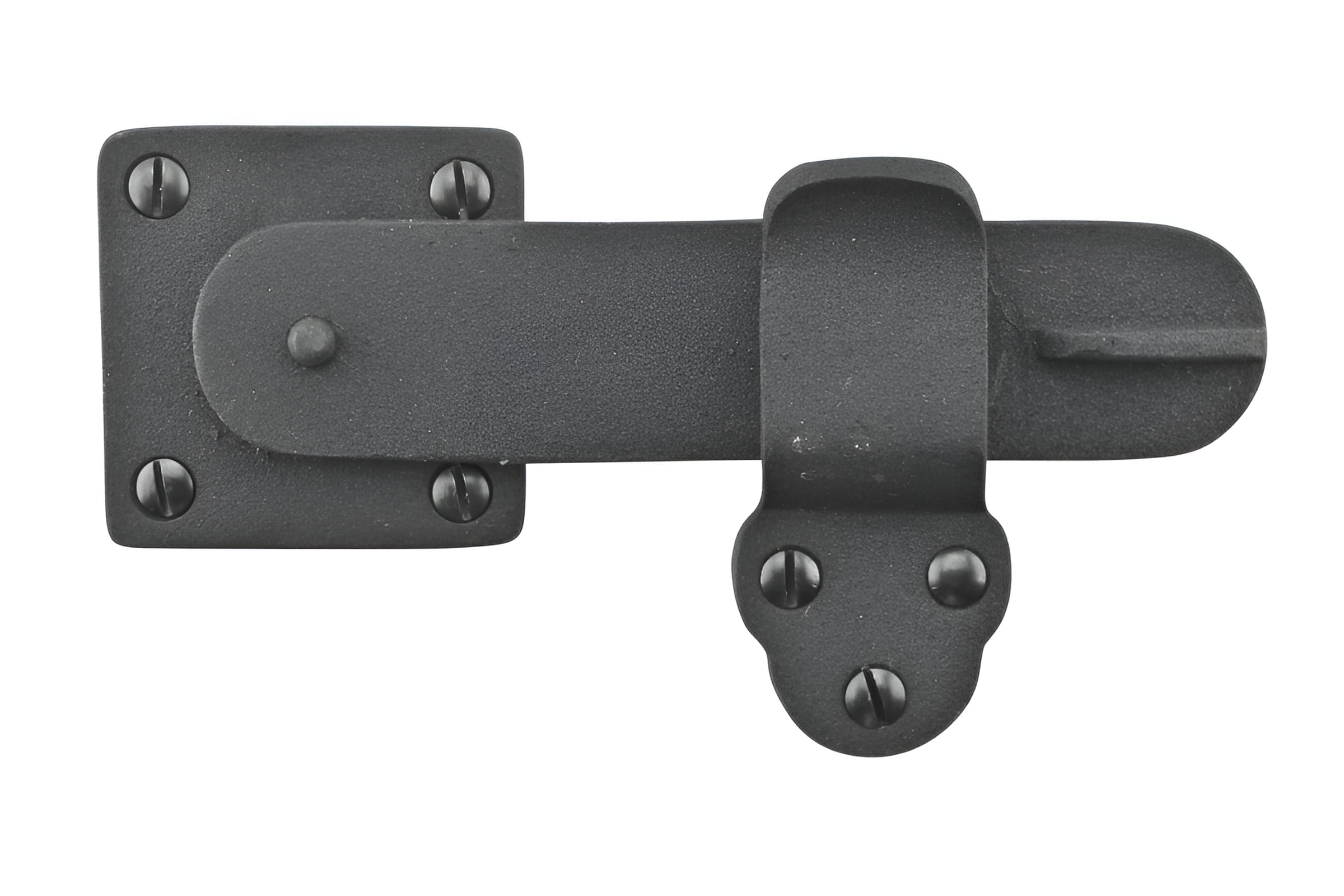 Black Wrought Iron 5.75" Barn Door Gate Latch