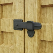Black Gate Flip Latch Wrought Iron 5.75 L Two-Sided Rust Resistant Door Locks Renovators Supply