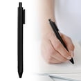 thumbnail image 1 of Black Gel Ink Pens 0.5mm Retractable Ballpoint Pens Smooth Writing Fine Point Click Pens Comfortable Grip for Office Exam Journaling Writing Supplies 6 Pack, 1 of 7