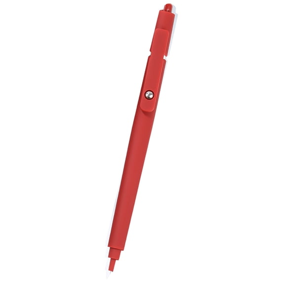 Black Gel Pens,0.5Mm Fine Point,Smooth Writing Retractable Gel Ink Pens,Cute Smooth Click Writing Pens with Pocket Clip,Refillable Pens for Journaling, Note-Taking, Planners,Office,(Red,5.7 in)