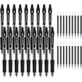 thumbnail image 1 of Shuttle Art Black Gel Pens, 36 Pack(18 Gel Pens with 18 Refills) Retractable Medium Point Rollerball Gel Ink Pens Smooth Writing with Comfortable Grip, 1 of 9