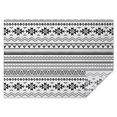 thumbnail image 1 of Black Geometric Border Pattern Rectangle Tablecloth 60"x84",Waterproof Polyester Rectangle Table Cloth, Wipeable Spillproof Polyester Tablecloth for Dining, Camping, Indoor and Outdoor, 1 of 5