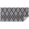 thumbnail image 1 of Black Geometric Diamond Dot Pattern Rectangle Tablecloth 60"x120",Waterproof Polyester Rectangle Table Cloth, Wipeable Spillproof Polyester Tablecloth for Dining, Camping, Indoor and Outdoor, 1 of 6