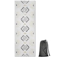 thumbnail image 1 of Black Geometric Diamond Pattern Hot Yoga Mat Towel Non Slip for Hot Yoga - Quick-Drying Yoga Mat Cover with 4 Corner Pockets with Travel Bag - Hot Yoga Towel Non Slip 74"x26", 1 of 6