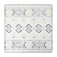 thumbnail image 1 of Black Geometric Diamond Pattern Square Fitted Tablecloth with Elastic Edge,Square Table Cover,Washable Elastic Table Cover for Home Kitchen Party Decor 34"x34", 1 of 6
