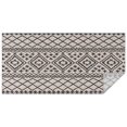 thumbnail image 1 of Black Geometric Diamond Striped Pattern Rectangle Tablecloth 60"x120",Waterproof Polyester Rectangle Table Cloth, Wipeable Spillproof Polyester Tablecloth for Dining, Camping, Indoor and Outdoor, 1 of 6