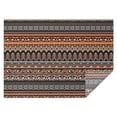 thumbnail image 1 of Black Geometric and Floral Pattern Rectangle Tablecloth 60"x84",Waterproof Polyester Rectangle Table Cloth, Wipeable Spillproof Polyester Tablecloth for Dining, Camping, Indoor and Outdoor, 1 of 5