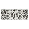 thumbnail image 1 of Black Geometric Flower Diamond Pattern Kitchen Rug Mat,Kitchen Runner Rugs Non Skid Washable,Decorative Kitchen Floor Mats for Kitchen,Sink,Laundry,17"X47", 1 of 5