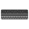 thumbnail image 1 of Black Geometric Striped Pattern Kitchen Rug Mat,Kitchen Runner Rugs Non Skid Washable,Decorative Kitchen Floor Mats for Kitchen,Sink,Laundry,17"x47.2", 1 of 7