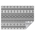 thumbnail image 1 of Black Geometric Striped Pattern Rectangle Tablecloth 60"x84",Waterproof Polyester Rectangle Table Cloth, Wipeable Spillproof Polyester Tablecloth for Dining, Camping, Indoor and Outdoor, 1 of 5