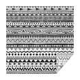 thumbnail image 1 of Black Geometric Striped Pattern Square Tablecloth,Waterproof Square Table Cover,Wipeable Spillproof Washable Table Cover for Home Kitchen Party Decor 52"x52"(132x132cm), 1 of 6