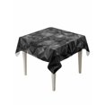 thumbnail image 1 of Black Geometric Suqare Tablecloth - 54 x 54 Inch, Contemporary Minimalism Abstract Pattern Waterproof & StainResistant Tablecloth, Washable Oil-proof Table Cover for Dining/Party/Wedding/Buffet, 1 of 9