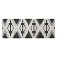 thumbnail image 1 of Black Geometric Triangle Arrow Pattern Kitchen Rug Mat,Kitchen Runner Rugs Non Skid Washable,Decorative Kitchen Floor Mats for Kitchen,Sink,Laundry,17"x47.2", 1 of 7