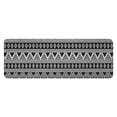 thumbnail image 1 of Black Geometric Triangle Diamond Pattern Kitchen Rug Mat,Kitchen Runner Rugs Non Skid Washable,Decorative Kitchen Floor Mats for Kitchen,Sink,Laundry,17"x47.2", 1 of 7