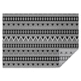 thumbnail image 1 of Black Geometric Triangle Diamond Pattern Rectangle Tablecloth 60"x84",Waterproof Polyester Rectangle Table Cloth, Wipeable Spillproof Polyester Tablecloth for Dining, Camping, Indoor and Outdoor, 1 of 5