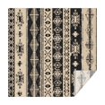 thumbnail image 1 of Black Geometric Triangle Diamond Pattern Square Tablecloth,Waterproof Square Table Cover,Wipeable Spillproof Washable Table Cover for Home Kitchen Party Decor 52"x52"(132x132cm), 1 of 6