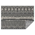 thumbnail image 1 of Black Geometric Triangle Wave Pattern Rectangle Tablecloth 60"x84",Waterproof Polyester Rectangle Table Cloth, Wipeable Spillproof Polyester Tablecloth for Dining, Camping, Indoor and Outdoor, 1 of 5