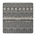 thumbnail image 1 of Black Geometric Triangle Wave Pattern Square Fitted Tablecloth with Elastic Edge,Square Table Cover,Washable Elastic Table Cover for Home Kitchen Party Decor 34"x34", 1 of 6