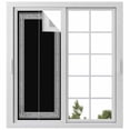 thumbnail image 1 of Black Geometric Window Privacy Film, Country Farm Traditional Chinese Tile Static Cling UV Sun Blocking Heat Control Window Tint, Non-Adhesive One Way Windows Privacy Cover 29.5''x78.7'', 1 of 7