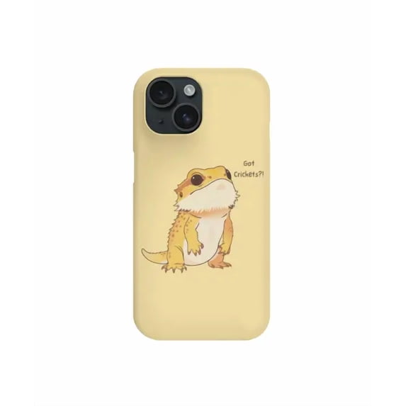 Bearded Dragon Got Crickets Funny Pet Case for iPhone 17 16 15 14 13 12 11 Pro Max