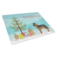 thumbnail image 1 of Black German Shepherd Mastiff Mix Christmas Tree Glass Cutting Board Large, 1 of 4