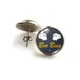 thumbnail image 1 of Black Ghost Boo Bees Circular Stud Earrings, 1 of 1
