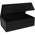 Black Gift Box with Magnetic Lids 1 Pack - Walmart.com