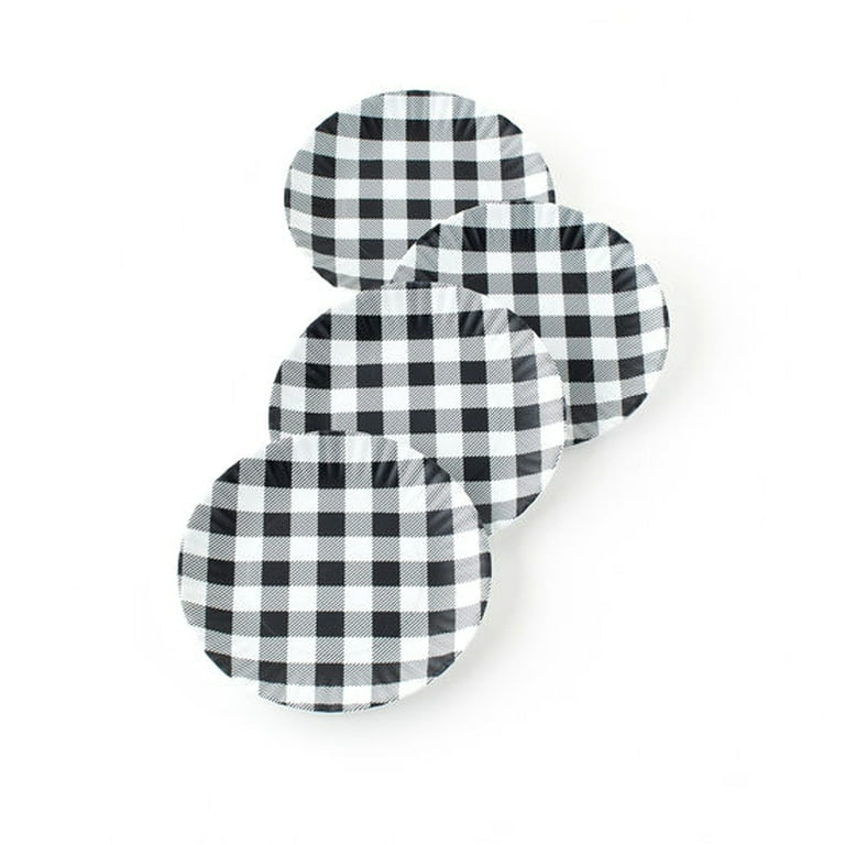Black and clearance white melamine plates