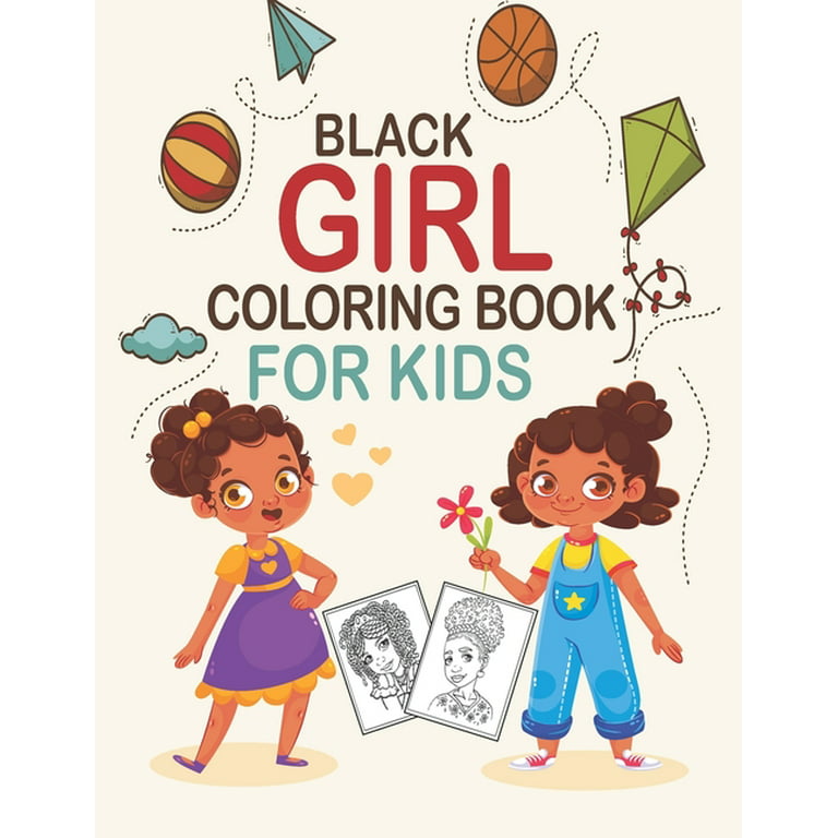 Hair Like Mine, Coloring book for Young Black Girls, Natural Hair  Positivity, 30+ Pages, Ages 4-8, 6-8, 8-12, African American, Gifts for  girls