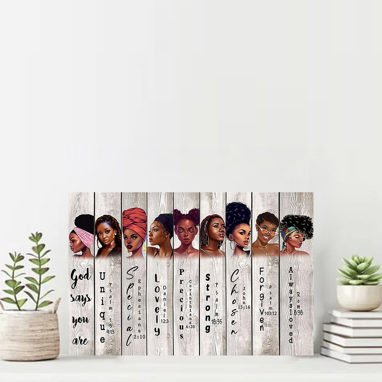 Black Girl God Says You Are Poster Black Queen African American Black ...