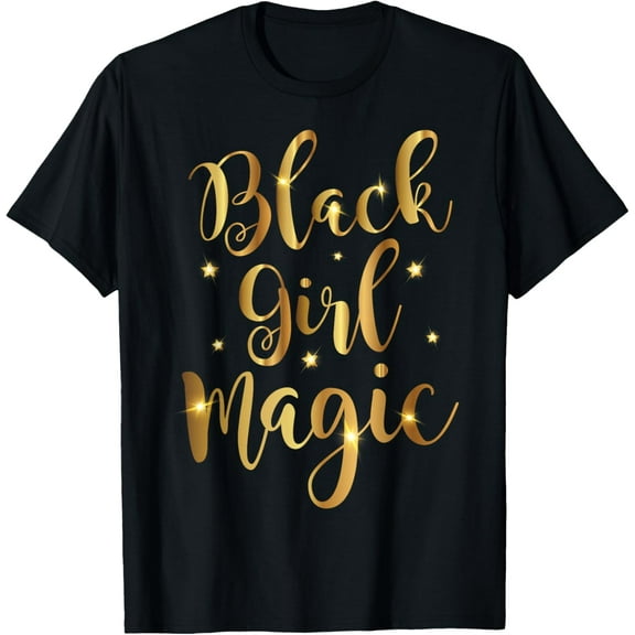 Black Girl Magic Gold T-Shirt