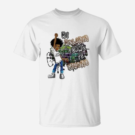 Black Girl Magic My Melanin Game Is Strong TShirt