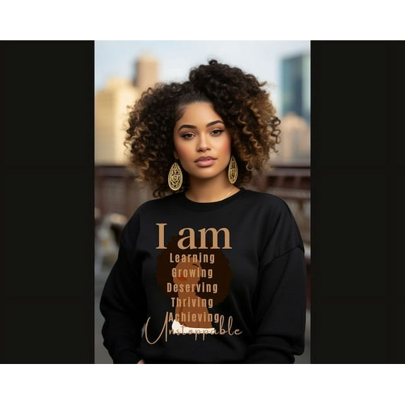 Black Girl Shirt, Melanin Sweatshirt, Black Girl Sweatshirt, African American Sweatshirt, Black Queen Shirt