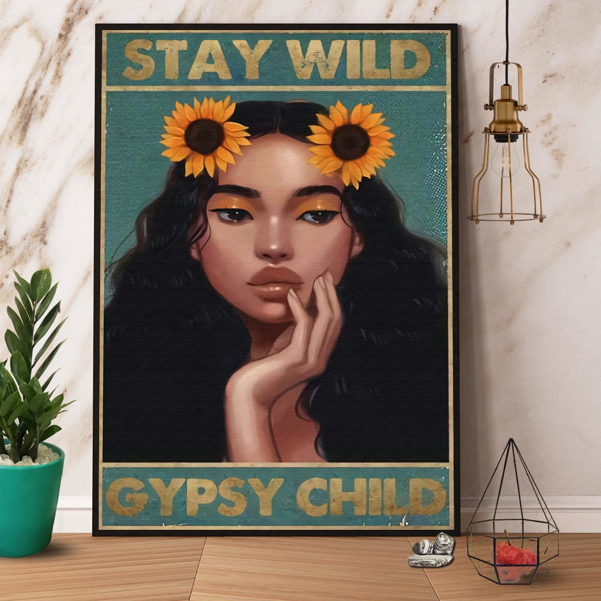 Stay Wild Gypsy Child Daisy Retro | HDshop