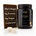 thumbnail image 1 of Black Girl Vitamins | Collagen Peptides Powder - Collagen for Skin, Hair & Nails - Unflavored Hydrolyzed Collagen Powder, Dairy-Free, Gluten-Free Collagen for Women and Men - 16oz, 1 of 7