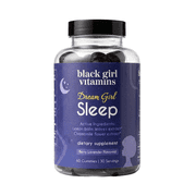 Black Girl Vitamins Sleep Gummies   Targeted Rest & Recovery Formula   Promotes Deep Relaxation, Supports Calm Midlife Tension, and Reduces Sleeplessness   60 Gummies 30-Day Supply