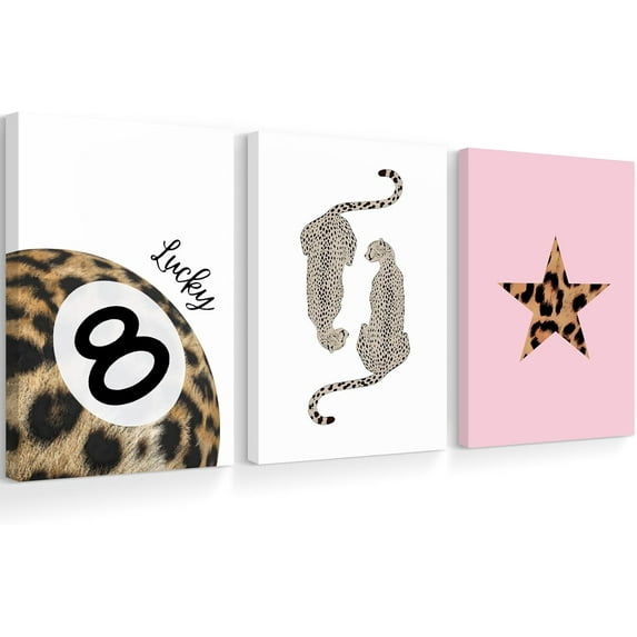 Black Girl Wall Art African American Woman Canvas Wall Decor Black Female Wall Art Fashion Women Poster Feminine Boho Pictures Abstract Paintings for Bedroom Bathroom Unframed