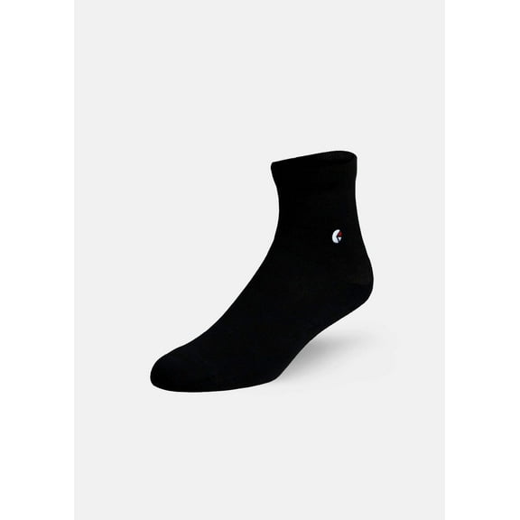 Black | Kids Low Crew Sock