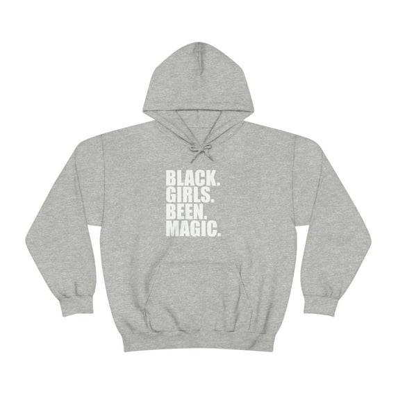 Black Girls Been Magic Unisex Hoodie, S-5XL Black Pride Black and Proud