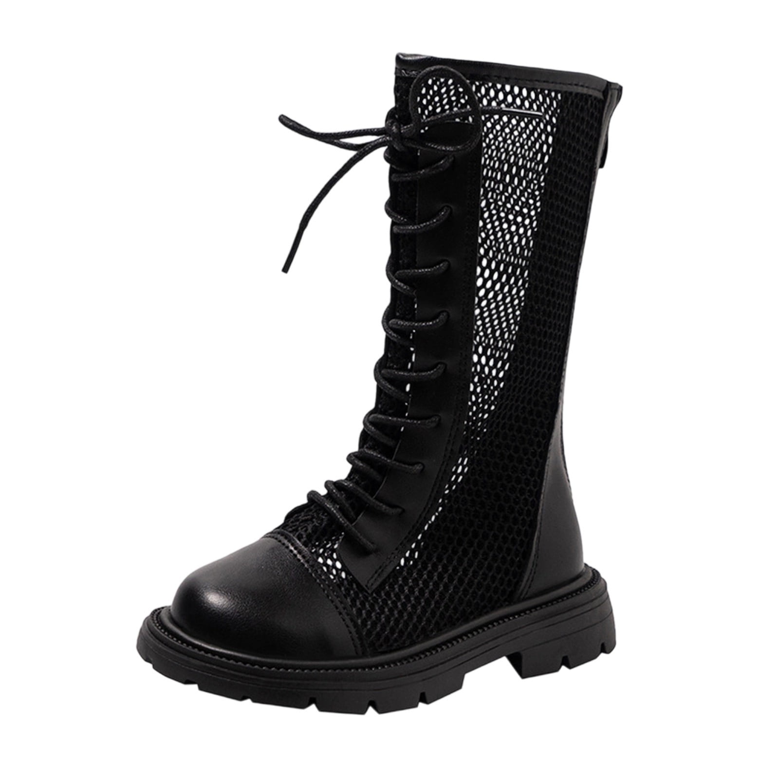 Girls' Boots Casual Boots Mid-Calf Boots Bootie School Shoes Leather Portable