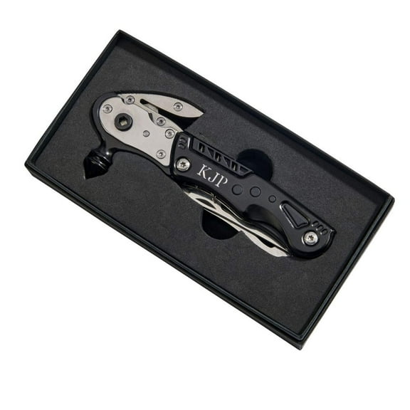 Black Glass Breaker with Multi Tools, 6"L